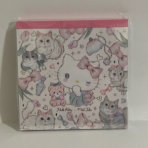 Hello Kitty Miki Takei Small Square Memo Pad